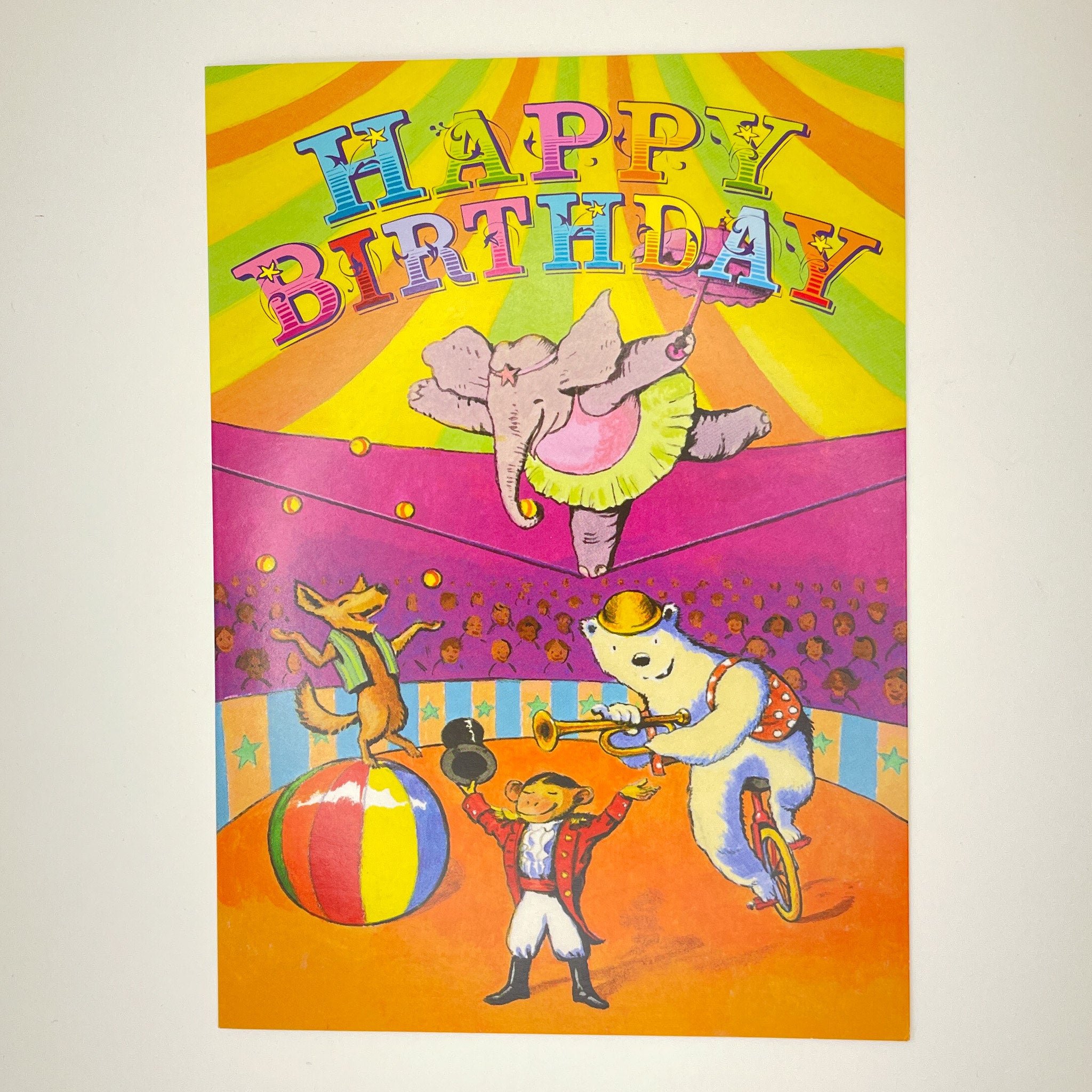 Circus Birthday Card