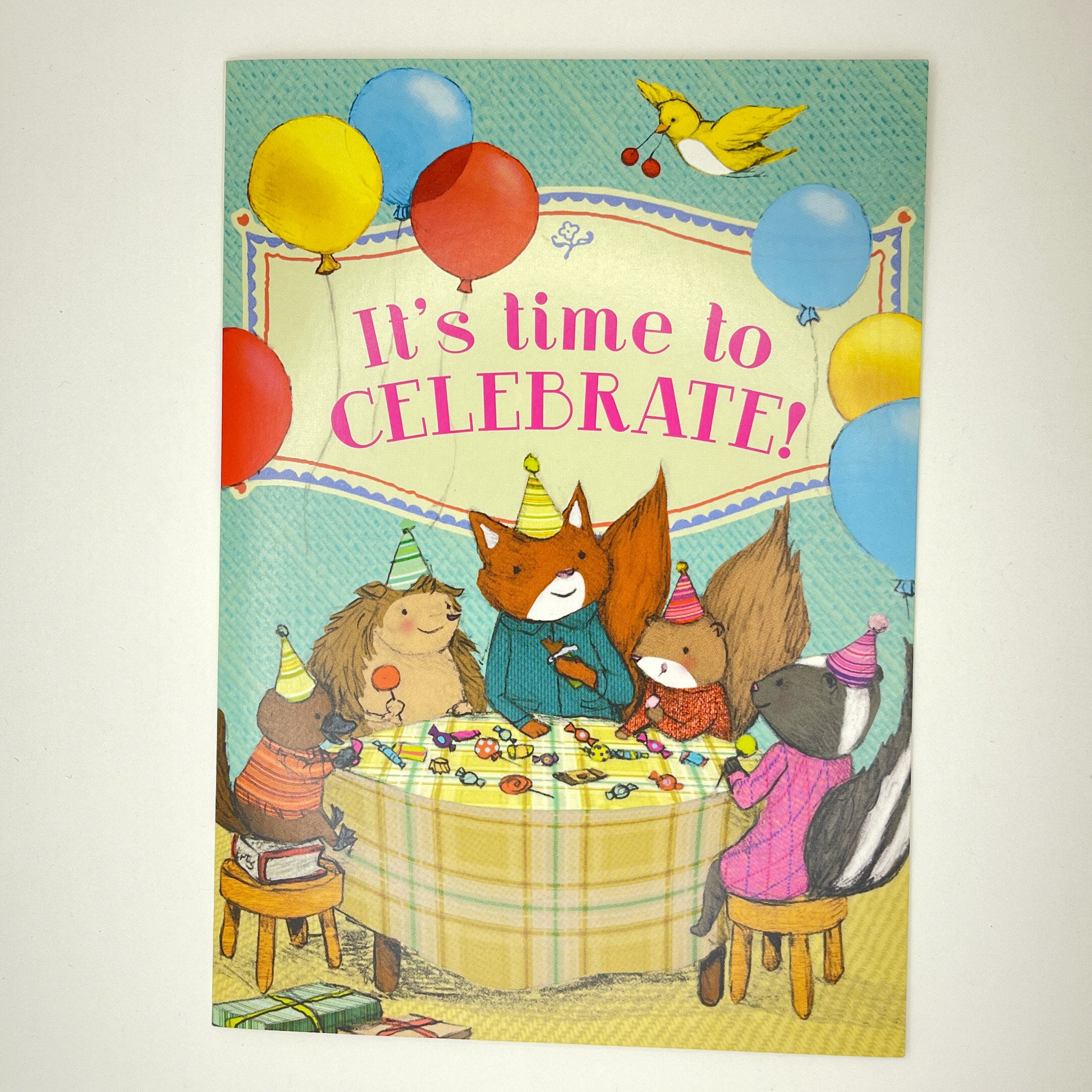 Wildlife Birthday Party Card