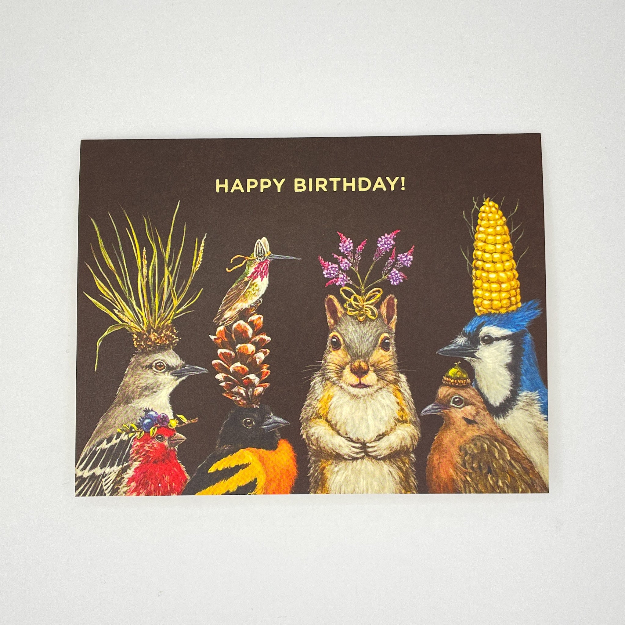 Birthday Squirrel and Friends Card
