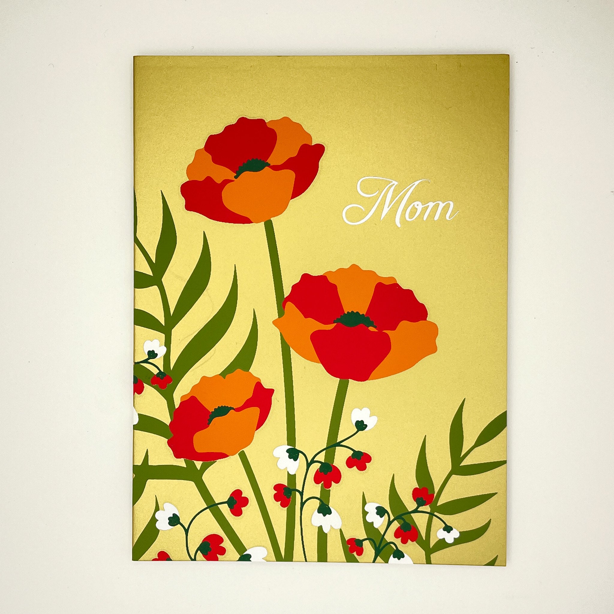 Golden Poppies Mother's Day Card