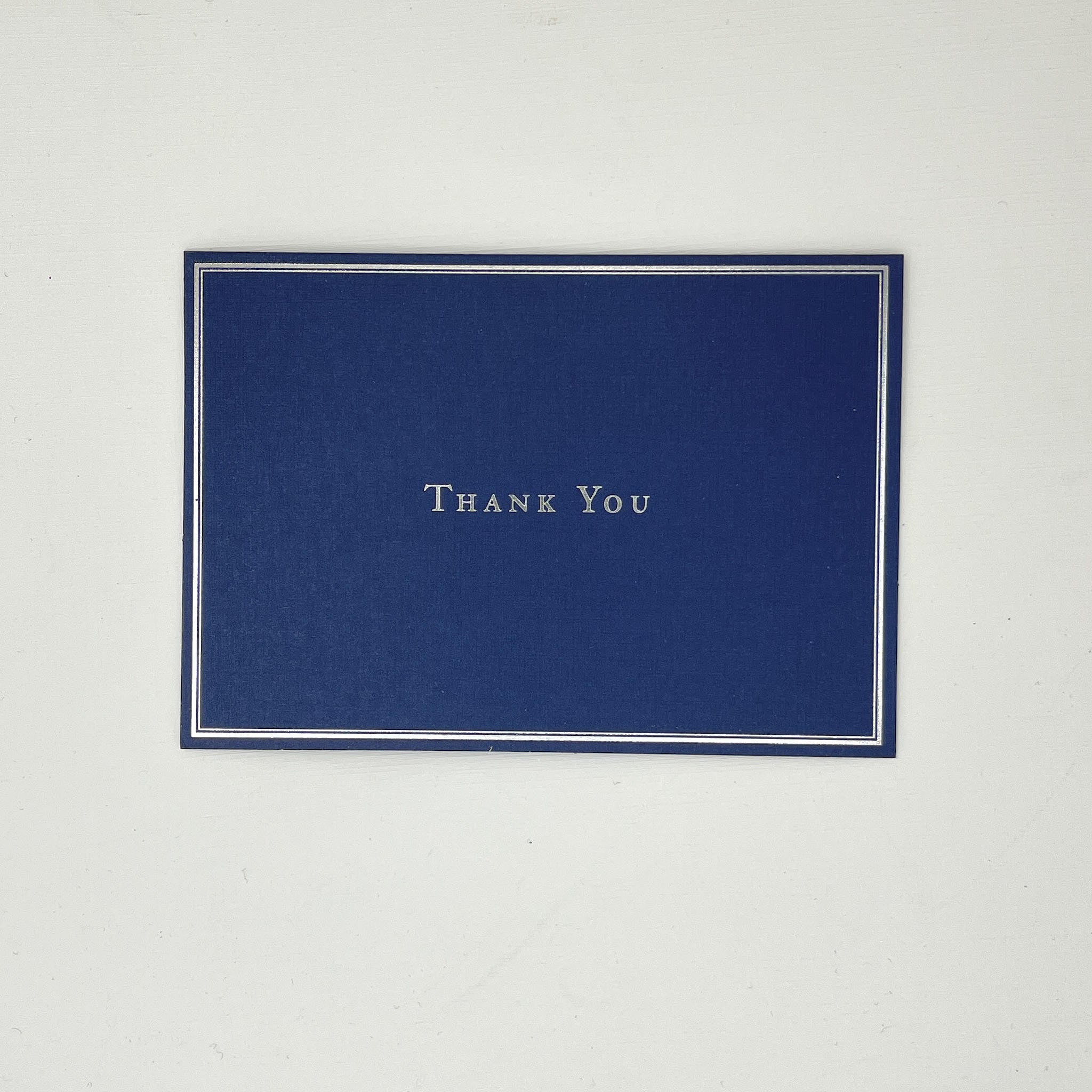 Navy Blue Boxed Thank You Cards