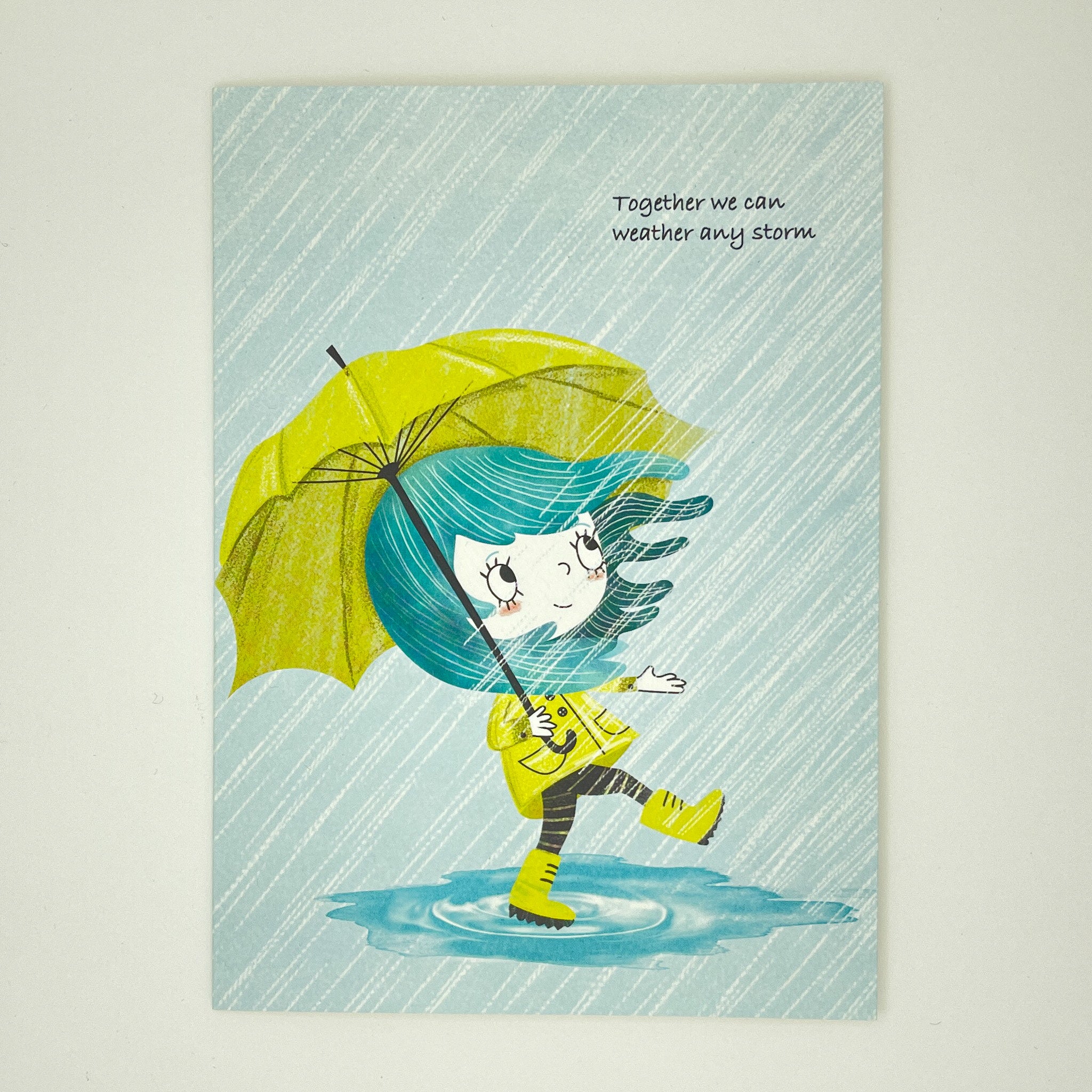 Yellow Umbrella Card