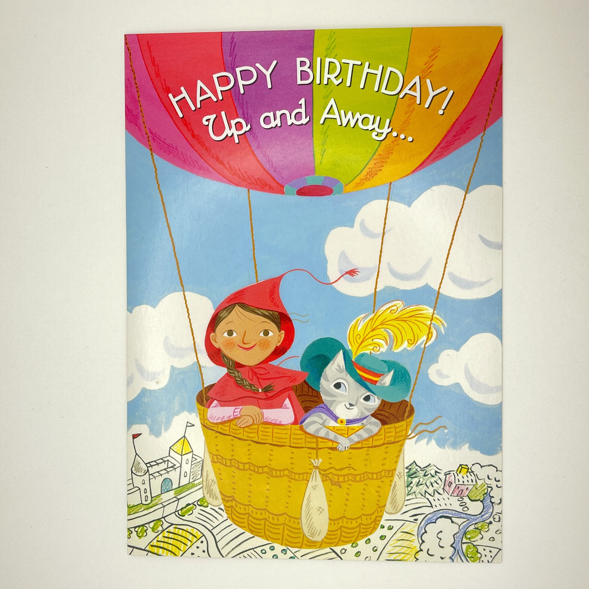 Hot Air Balloon Birthday Card