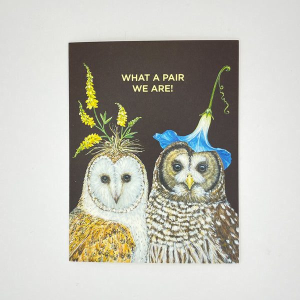 What a Pair Owls Card