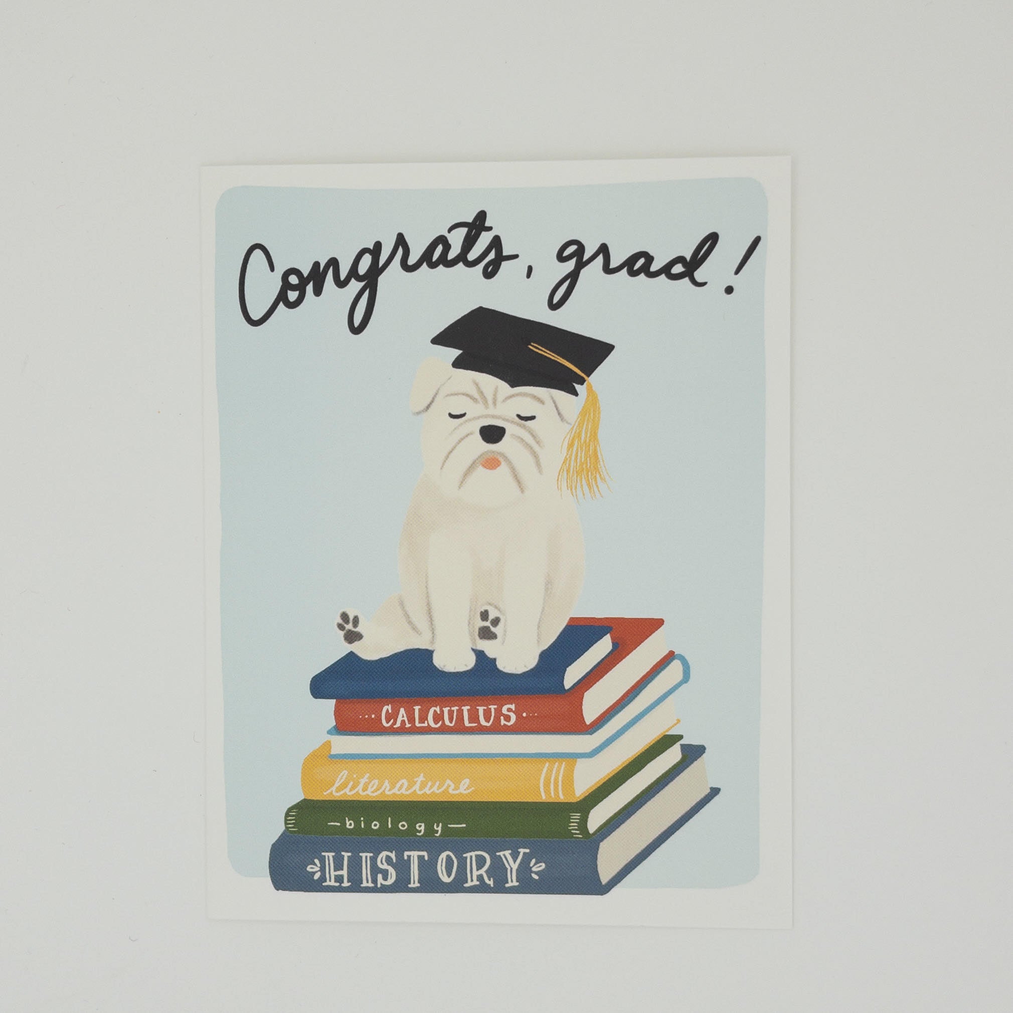 Congrats Grad Doggie Graduation Card