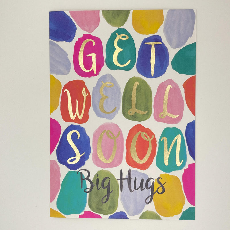 Get Well Soon Big Hugs Card