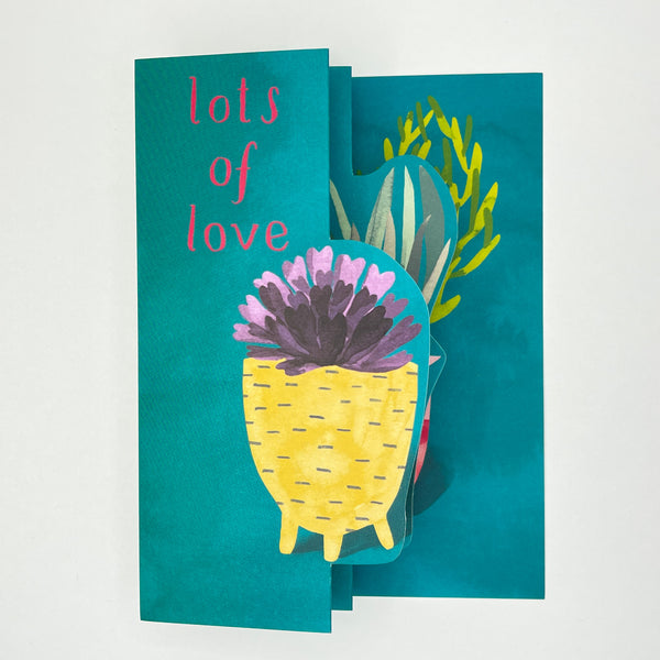 Lots of Love Trifold Triptych Card