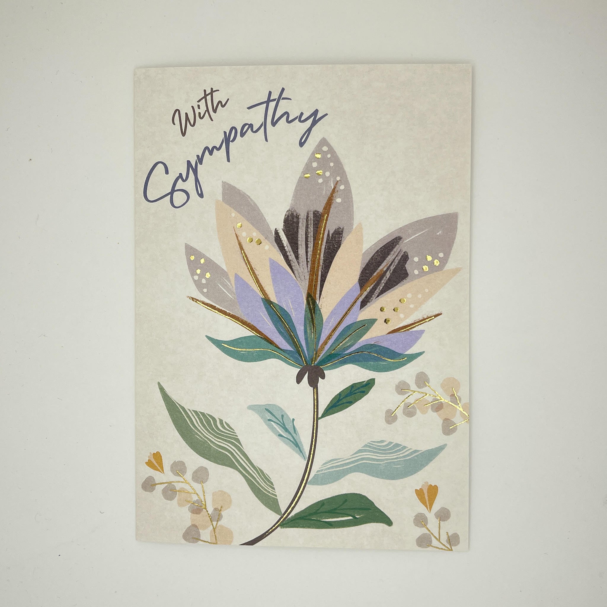 Peruvian Lily Sympathy Card