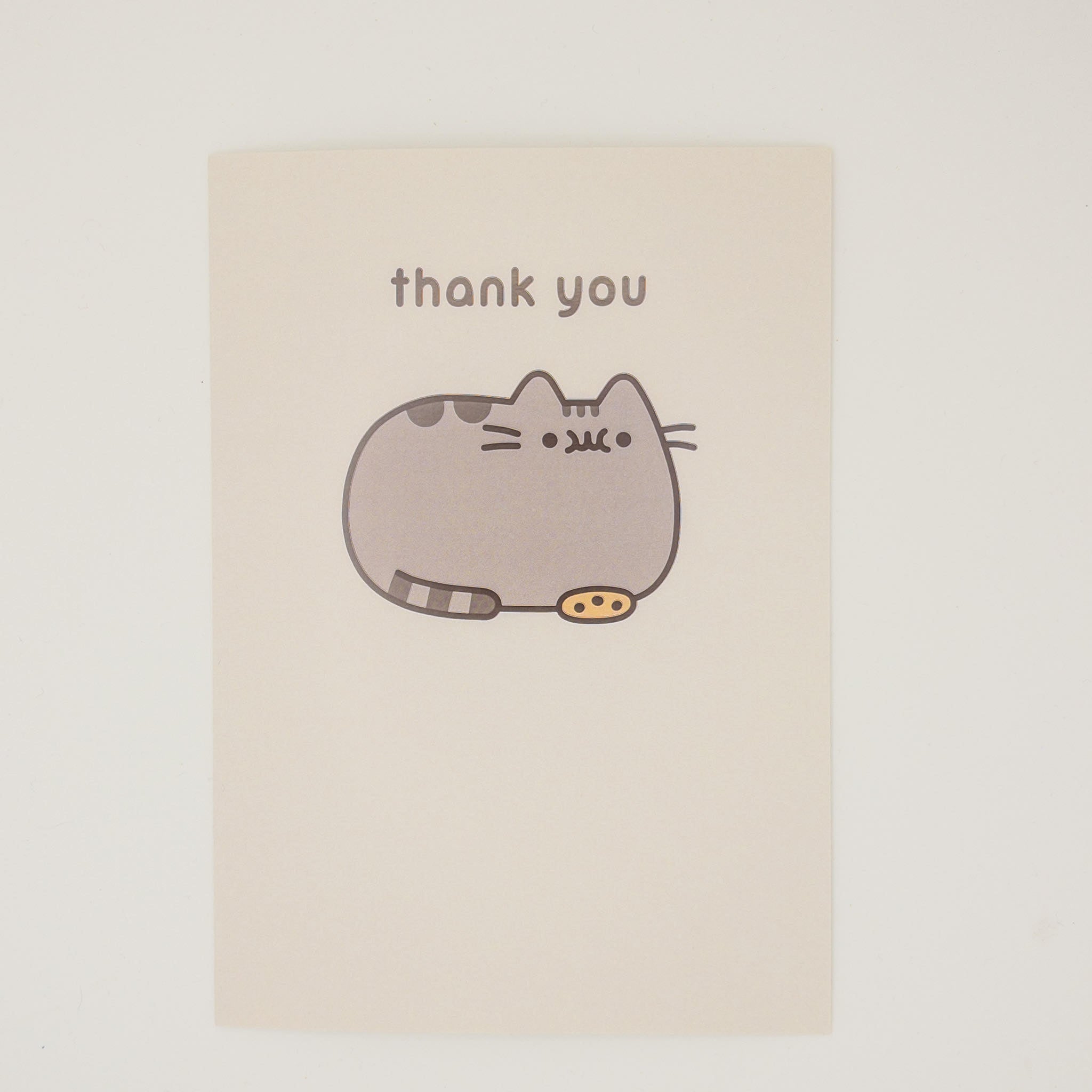 Pusheen Kitty Thank You Card