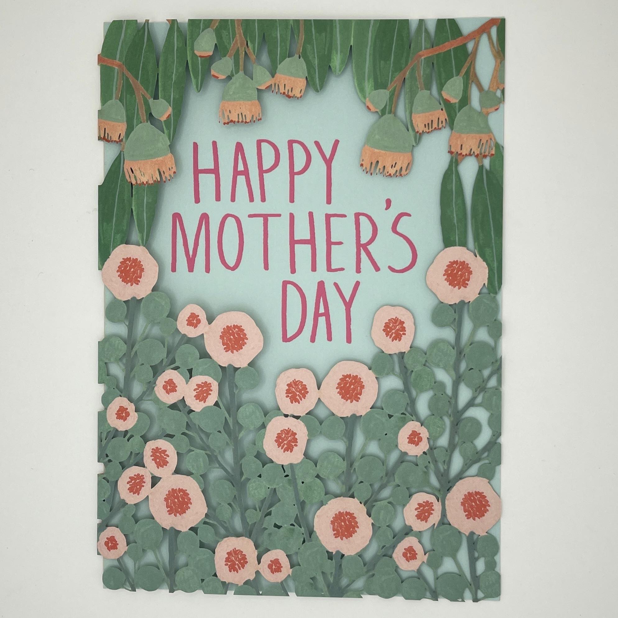 Die-Cut Mother's Day Flower Card