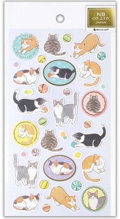 Cat Stickers Made In Japan