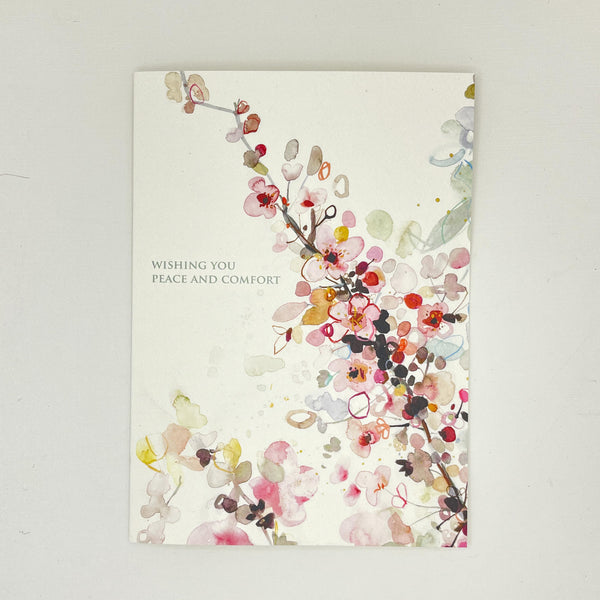 Blossom Sympathy Card