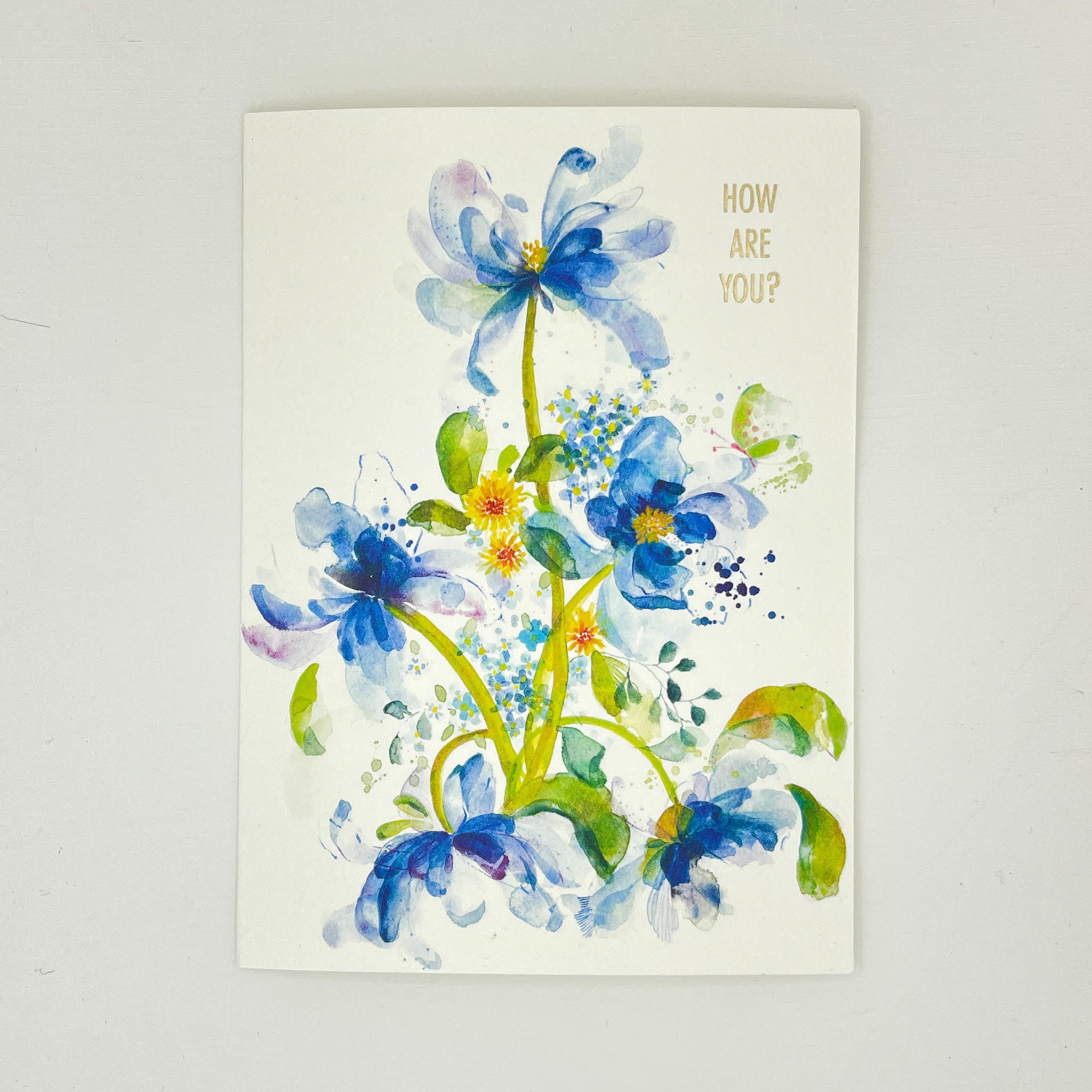 Blue Thinking of You Card