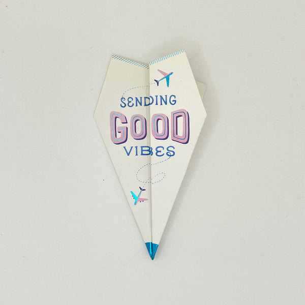 Paper Airplane Card