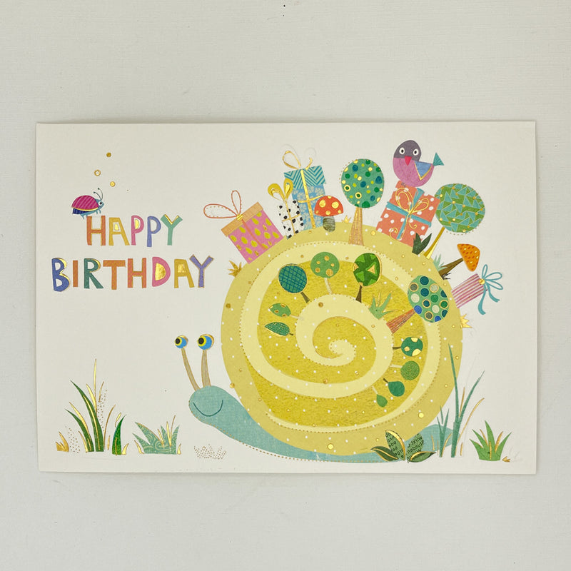 Snail Birthday Card