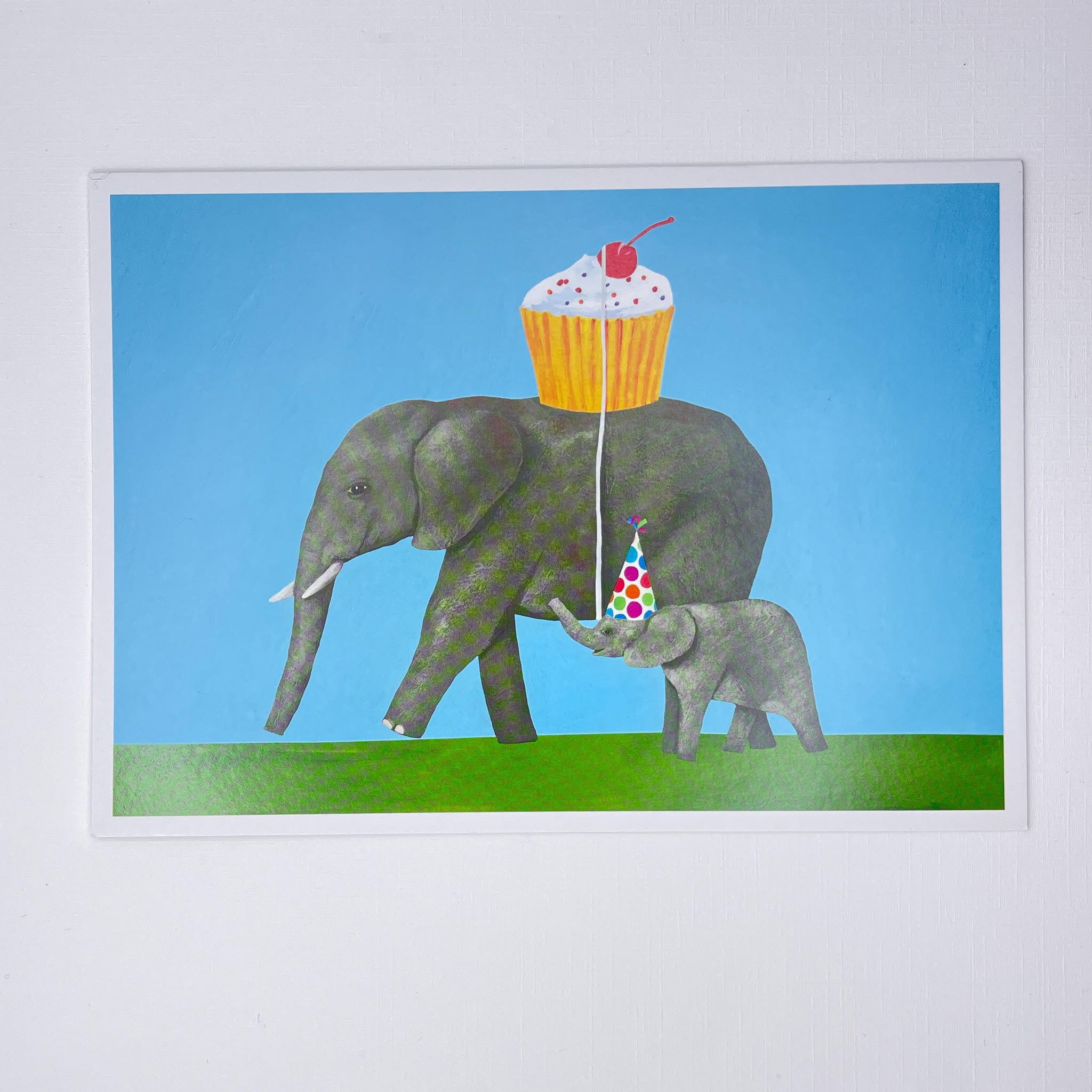 Elephant Party Birthday Card