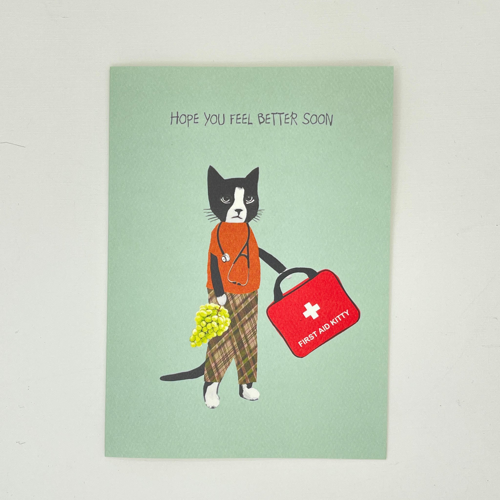 First Aid Kitty Get Well Card