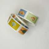 Fish Stamps Washi Stickers