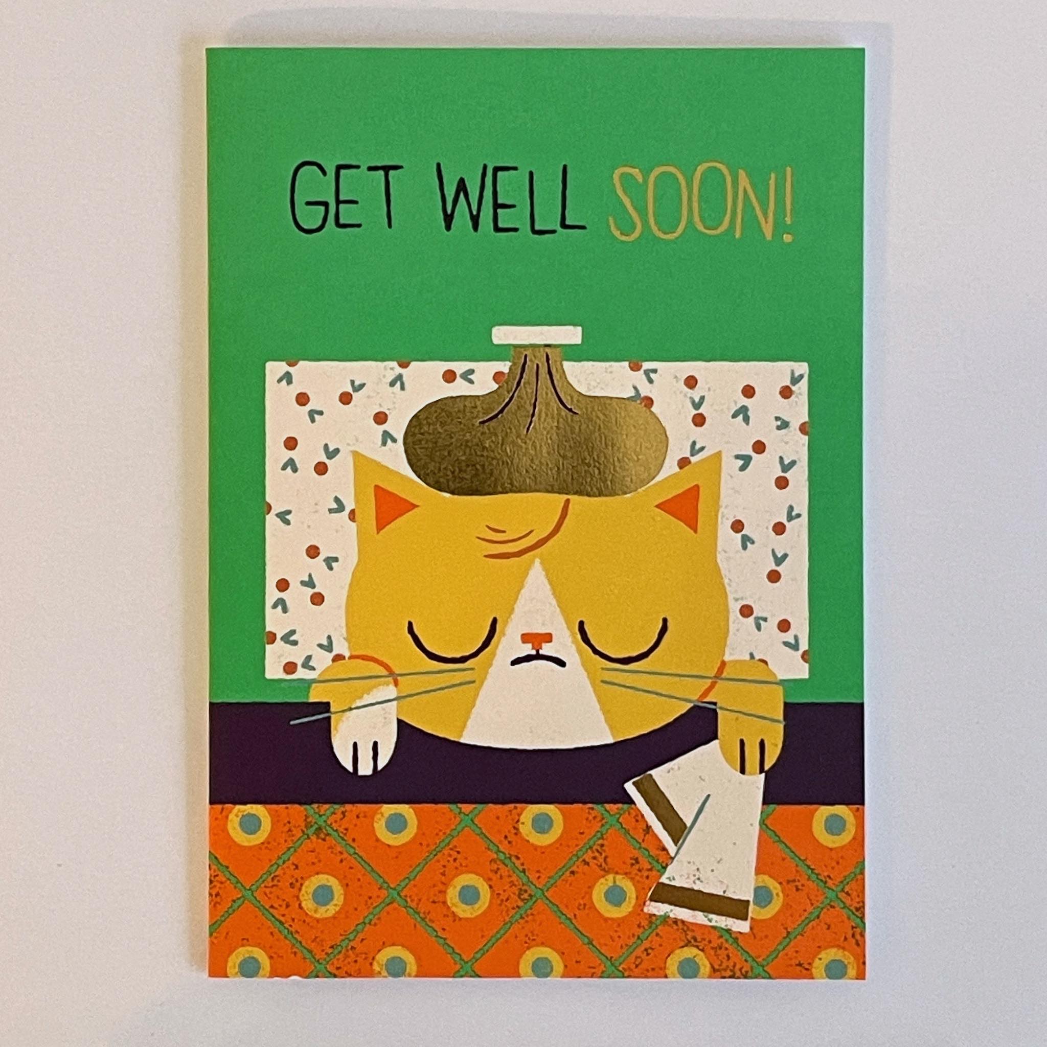 Get Well Soon Kitty Card