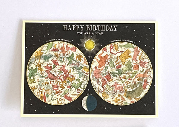 Happy Birthday Constellation Card