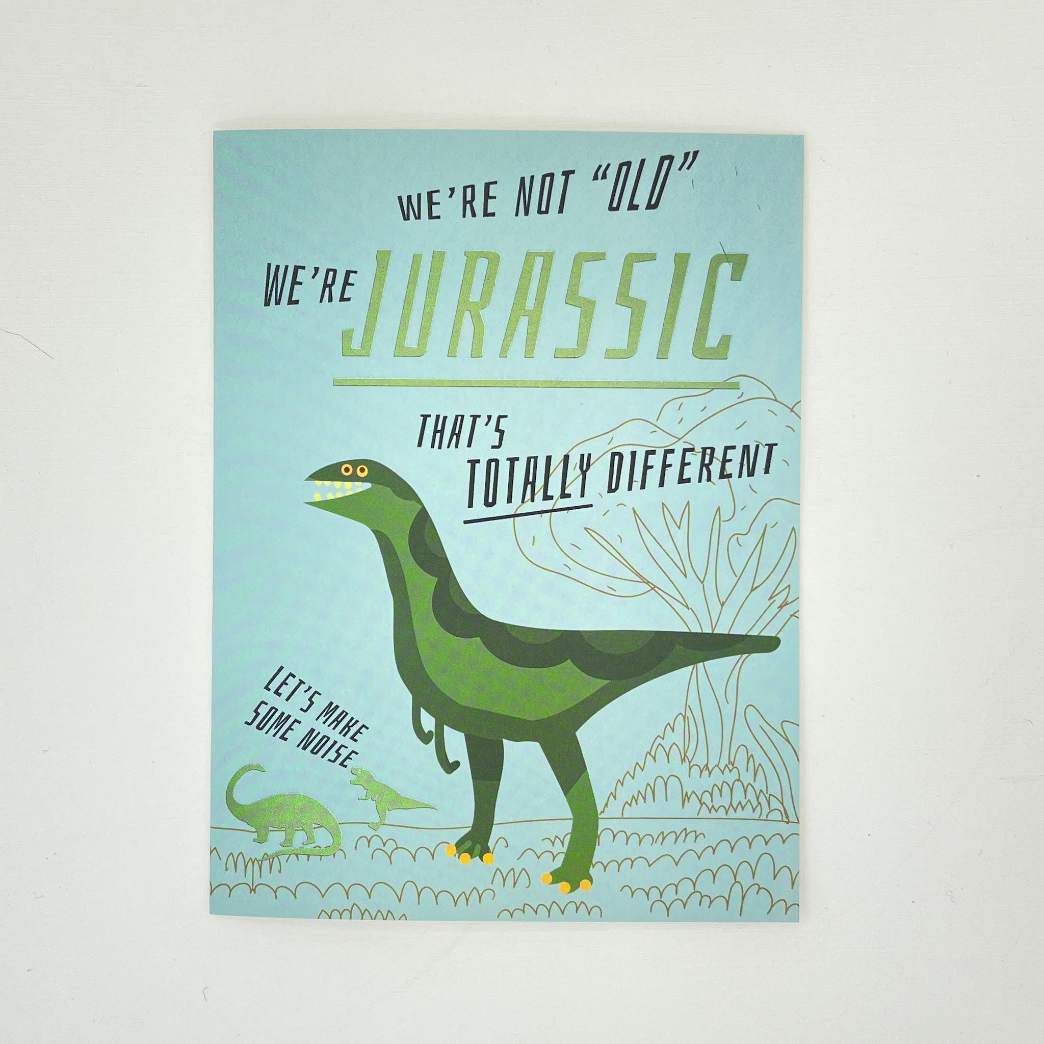 Jurassic Birthday Card