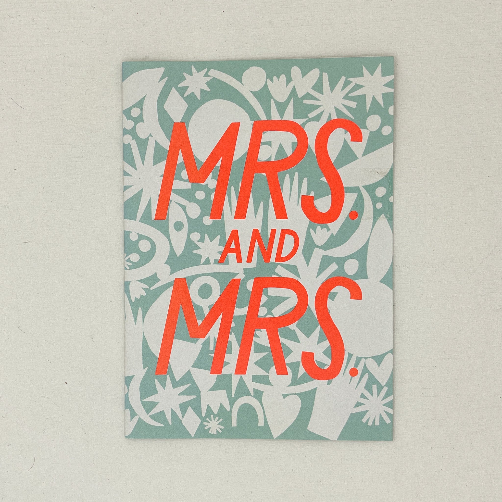 MRS. and MRS. Wedding Card