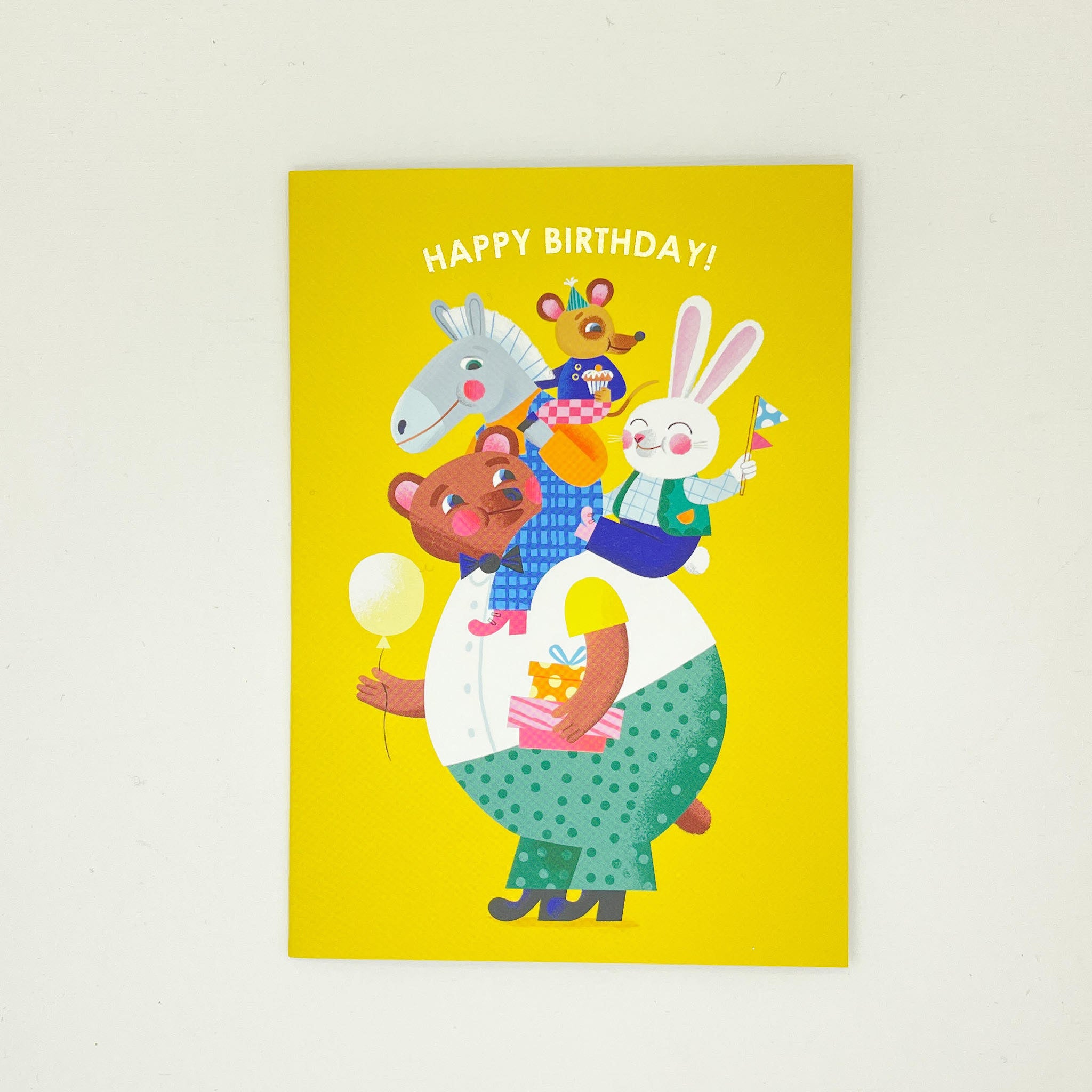 Animal Piggyback Card