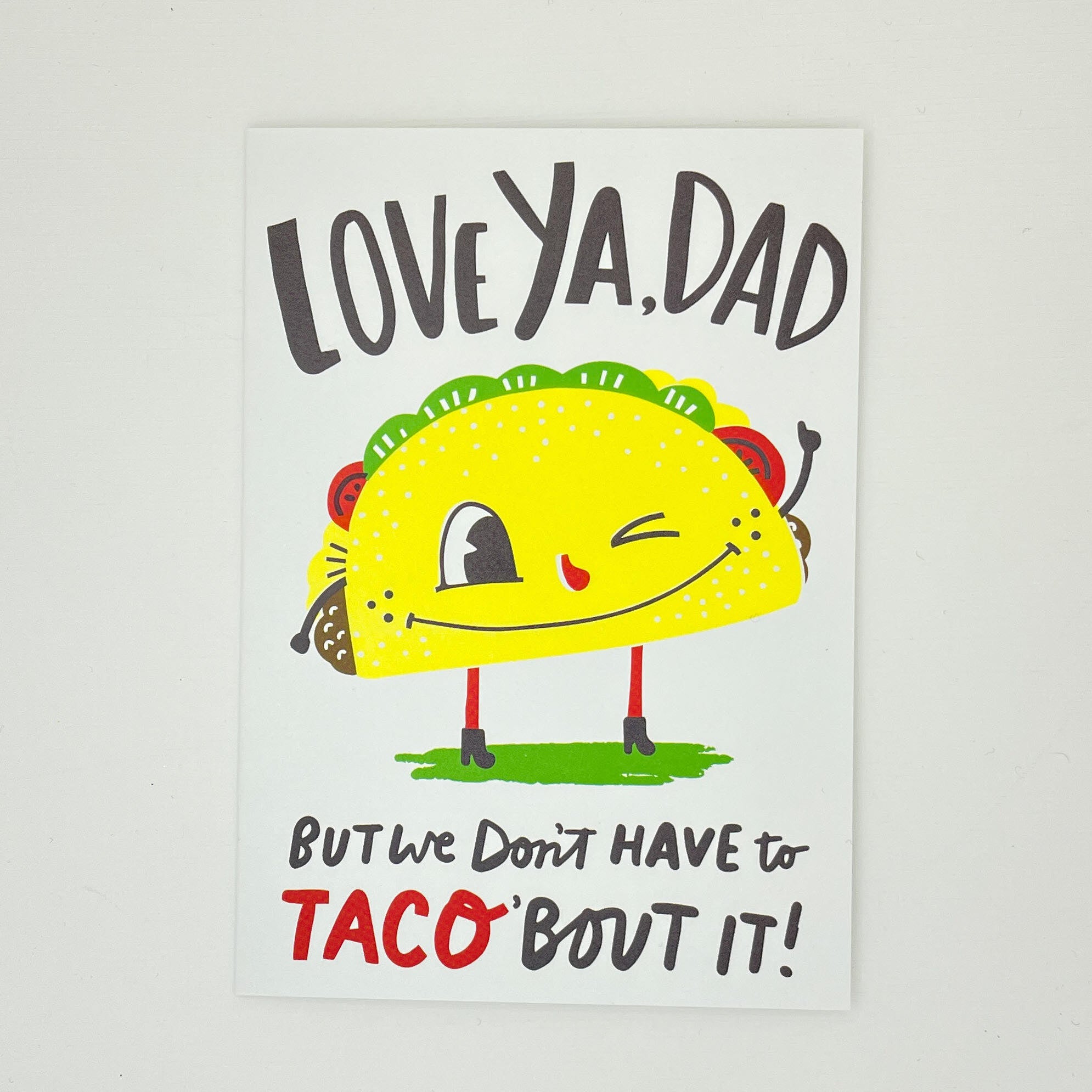 Taco Dad Card