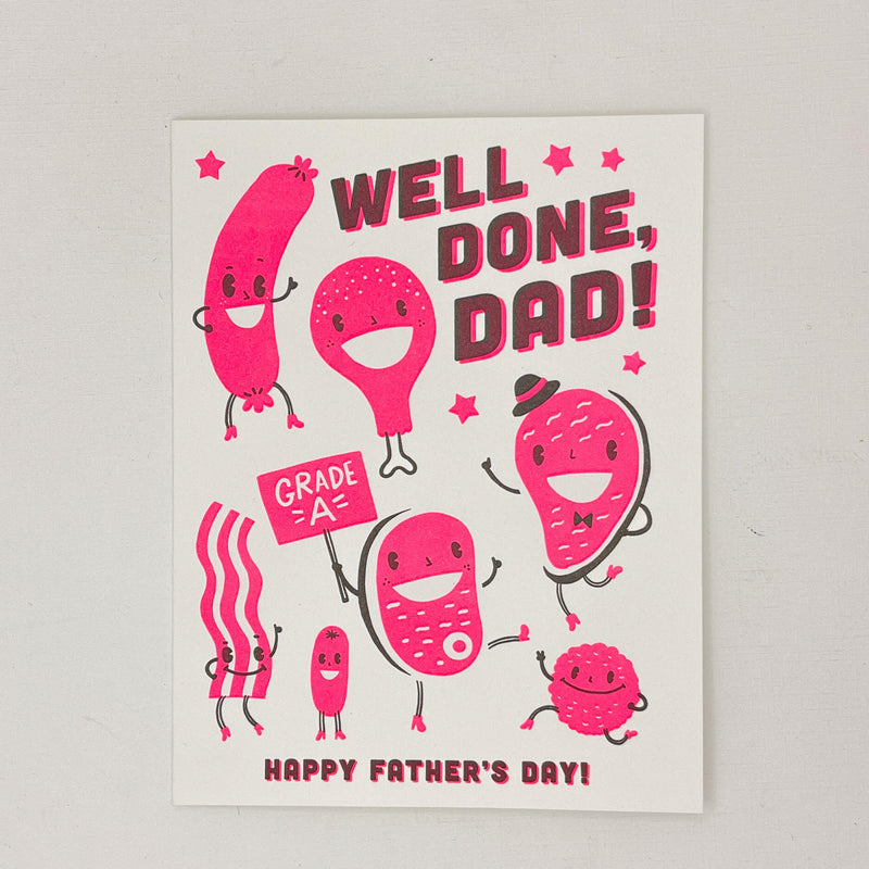 Well Done Dad Father's Day Card