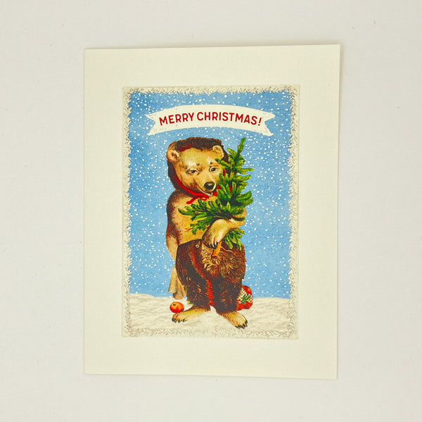 Merry Bear Christmas Card