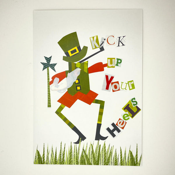 Kick up your heels!  St Patrick's Day Card