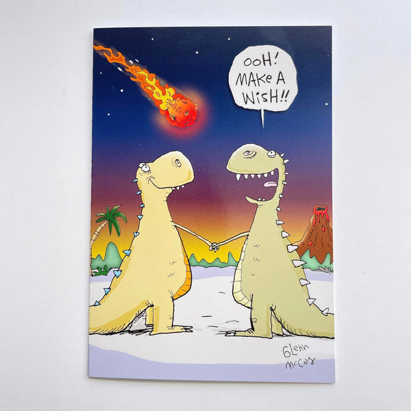 Make a Wish Dino Birthday Card