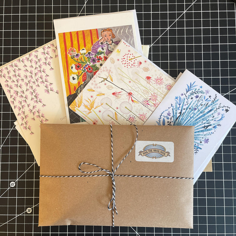 Hail the Snail Mail starter greeting card bundle