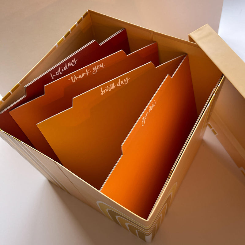 Emerson Arches Card Organizer Box