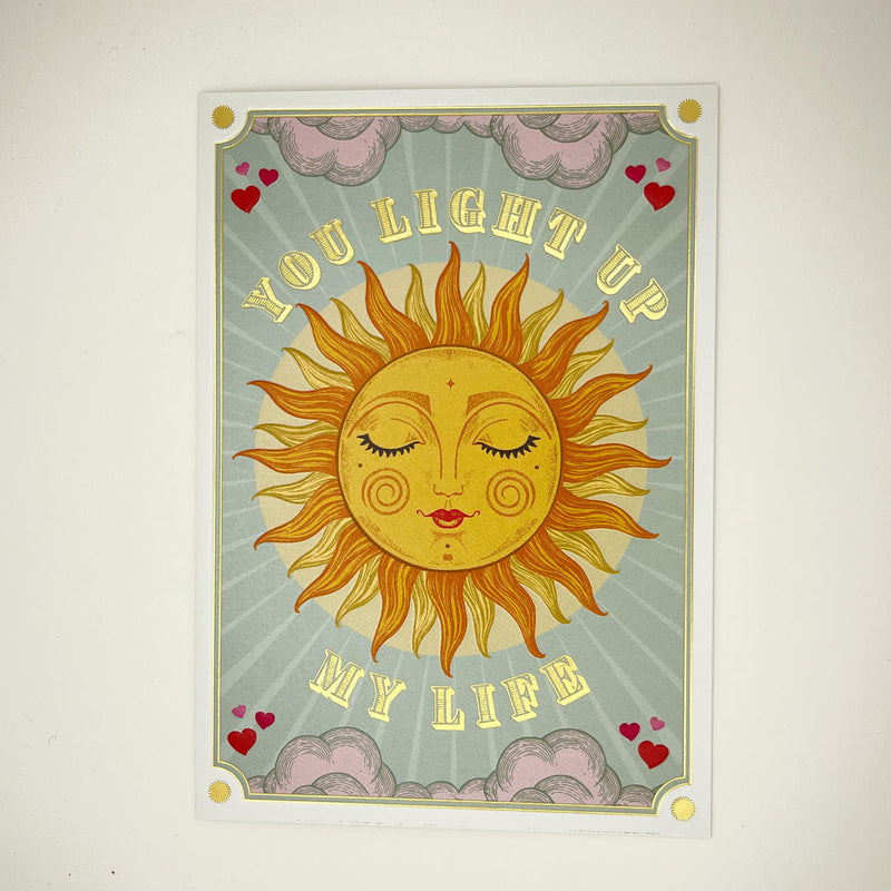 Sun Valentine Card